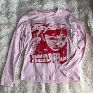Pink Graphic Kids Shirt